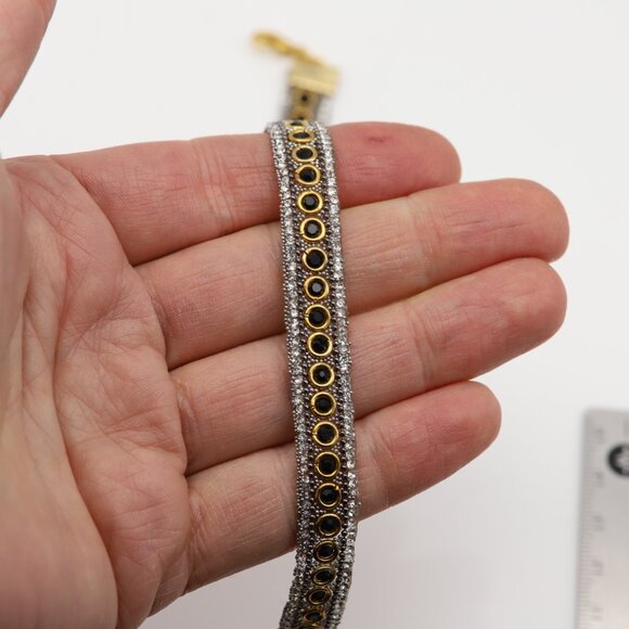 Fancy Choker Necklace Adjustable black Chokers  (#71) - Picture 6 of 12